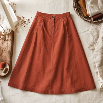 IMAGEN: pieza 5 de 13 del marquee — foto cuadrada de UNA prenda terminada distinta, cosida con el molde (camisa, falda, pantalón, vestido, abrigo, prenda de hombre). Se ve chica y en movimiento